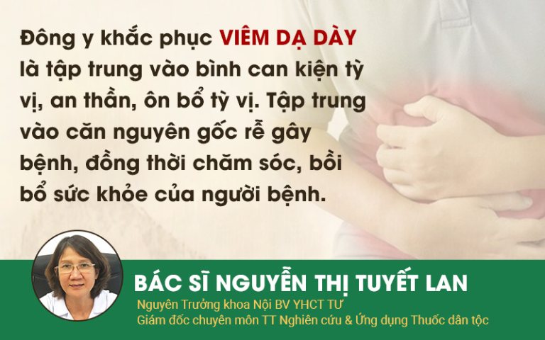 Nguyên lý điều trị viêm loét dạ dày hiệu quả theo Đông y