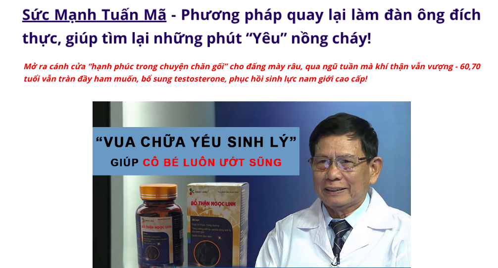 Bổ Thận Ngọc Linh có tốt không, có lừa đảo không