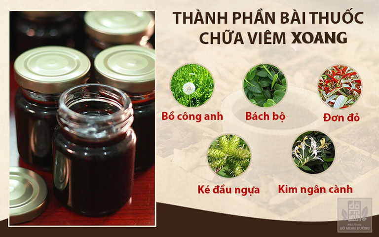 Một số thành phần có trong bài thuốc trị viêm xoang sàng Đỗ Minh Đường