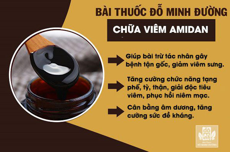 Cách chữa viêm amidan tại nhà với bài thuốc nam Đỗ Minh Đường