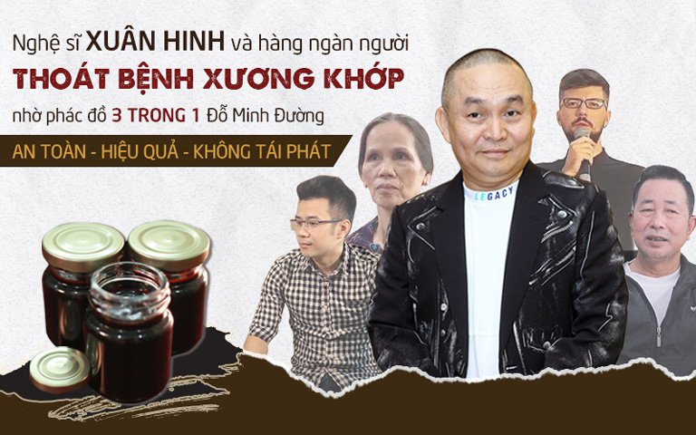 Hàng nghìn người thoát khỏi bệnh xương khớp với phác đồ 3 TRONG 1 của nhà thuốc Đỗ Minh Đường