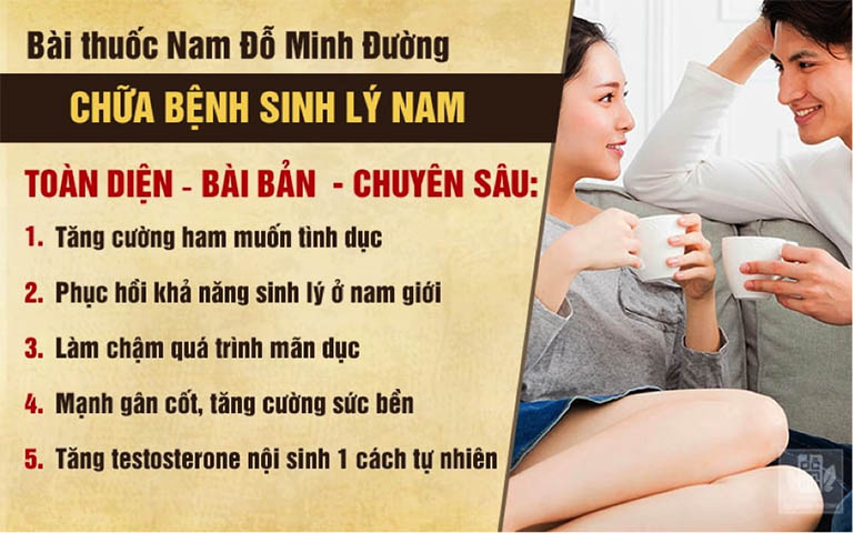 Hiệu quả bài thuốc chữa liệt dương của Đỗ Minh Đường