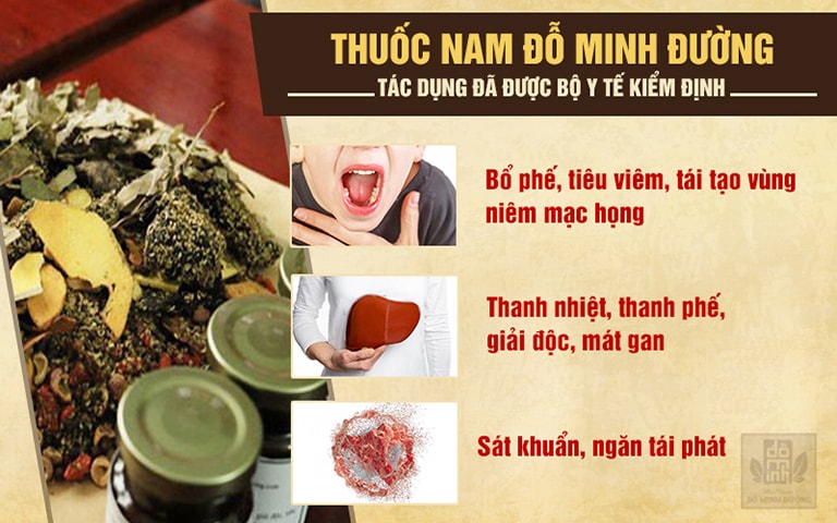 Hiệu quả bài thuốc chữa dứt điểm tình trạng cổ họng có hạt trắng của Đỗ Minh Đường