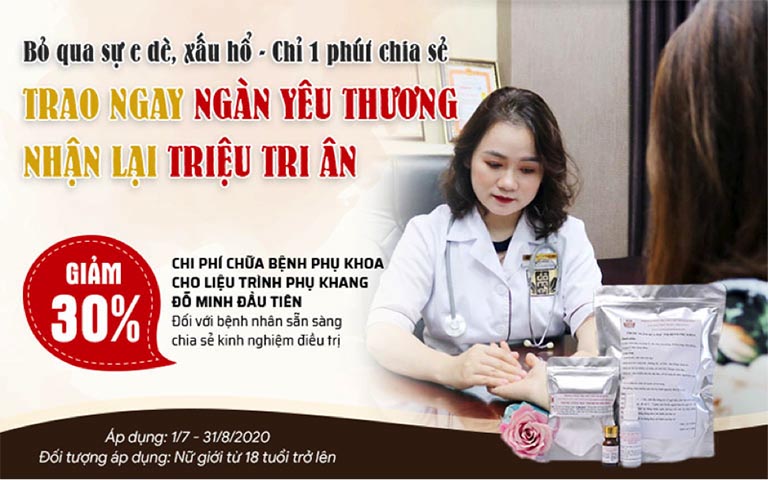 Khuyến mãi phụ khoa đỗ minh đường