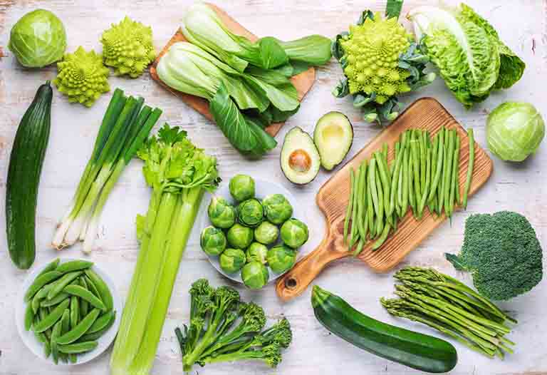Bổ sung cho cơ thể các loại rau xanh để giúp bệnh mau khỏi