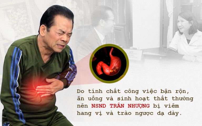 NSND Trần Nhượng và nỗi ám ảnh bệnh đau dạ dày