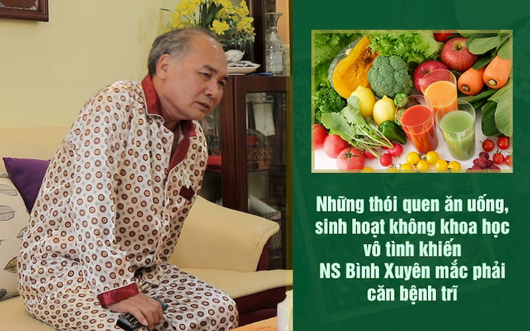 Nguyên nhân khiến NS Bình Xuyên bị trĩ