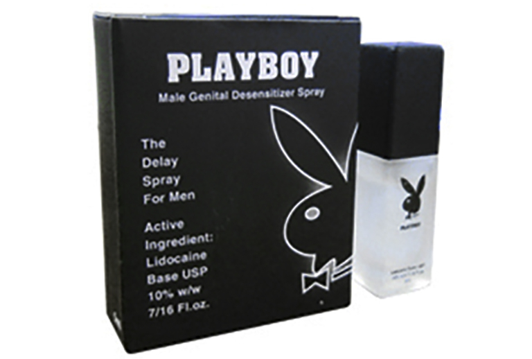 Chai xịt PlayBoy làm giảm sự nhạy cảm quá mức lên đầu dương vật, ngăn cản quá trình xuất tinh