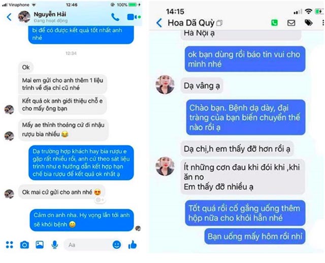 Review feedback khách hàng thuốc dân tộc