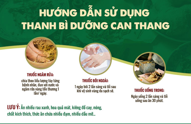 Hướng dẫn sử dụng Thanh bì dưỡng can thang