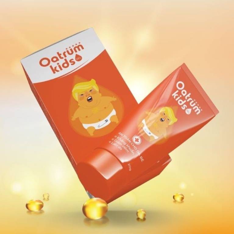 Thuốc kem bôi trị rôm sảy Oatrum Kids Gel