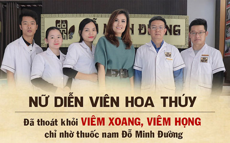 Diễn viên Hoa Thúy khỏi bệnh viêm xoang nhờ bài thuốc nam Đỗ Minh Đường