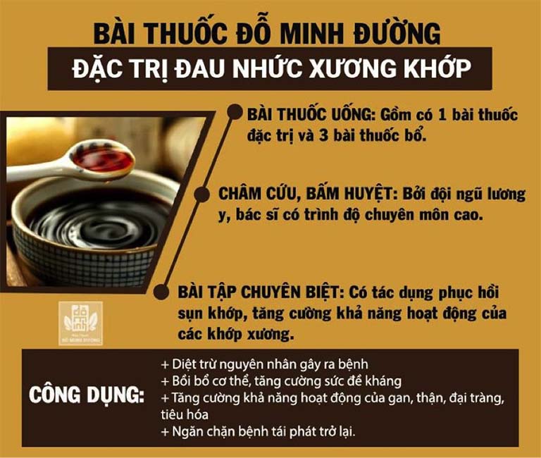 Thuốc trị đau nhức xương khớp đỗ minh đường