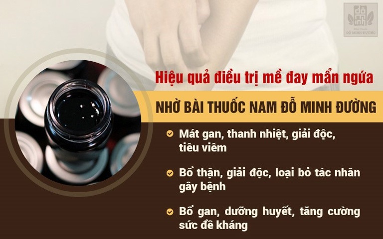 Thuốc chữa mề đay thuốc nam đỗ minh đường có hiệu quả