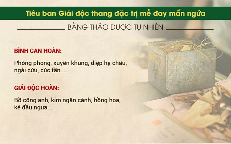 Tiêu ban giải độc thang là bài thuốc chữa dị ứng thời tiết chất lượng được chuyên gia đánh giá cao