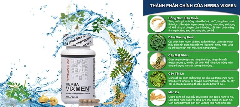 thuốc herba vixmen có tốt không