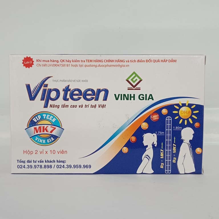 Viên uống Vipteen Mk7