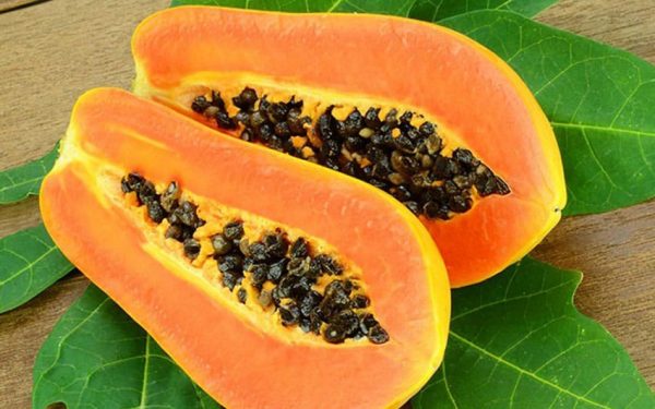 sạch kinh nhanh bằng đu đủ